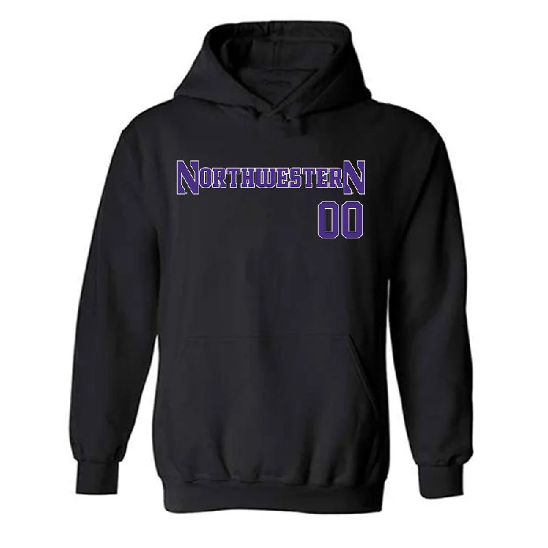 Northwestern - NCAA Women's Fencing : Rowan Park - Classic Shersey Hooded Sweatshirt Hoodie with Reflective Safety Nightwear Northwestern - NCAA Women's Fencing : Rowan Park - Classic Shersey Hooded Sweatshirt Hoodie with Reflective Safety Nightwear