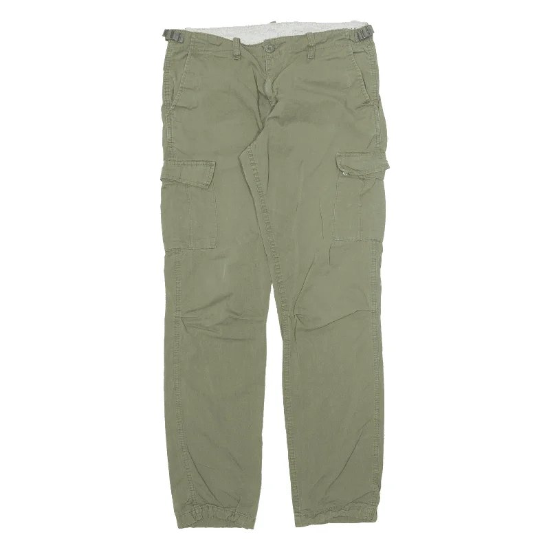 CARHARTT Aviation Pant Trousers Green Regular Tapered Womens W20 L32 Trousers Silk Elegant CARHARTT Aviation Pant Trousers Green Regular Tapered Womens W20 L32 Trousers Silk Elegant