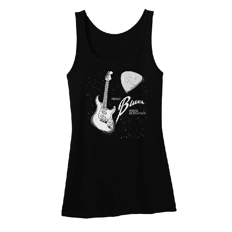 Midnight Blues Starring JB Tank (Women) mesh tank top