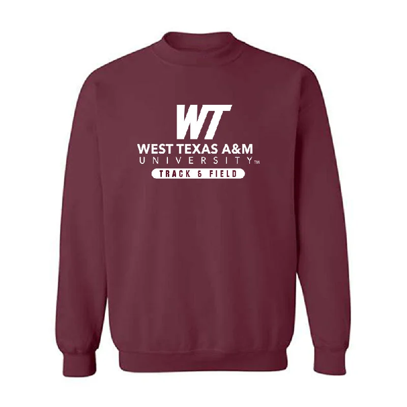 WTAMU - NCAA Women's Track & Field : Asana Hamidu - Crewneck Sweatshirt Hoodie with Neon Bright Vibrant