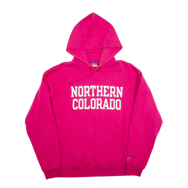 CHAMPION Northern Colorado USA Hoodie Pink Pullover Womens L Slouchy Comfort Pullover CHAMPION Northern Colorado USA Hoodie Pink Pullover Womens L Slouchy Comfort Pullover