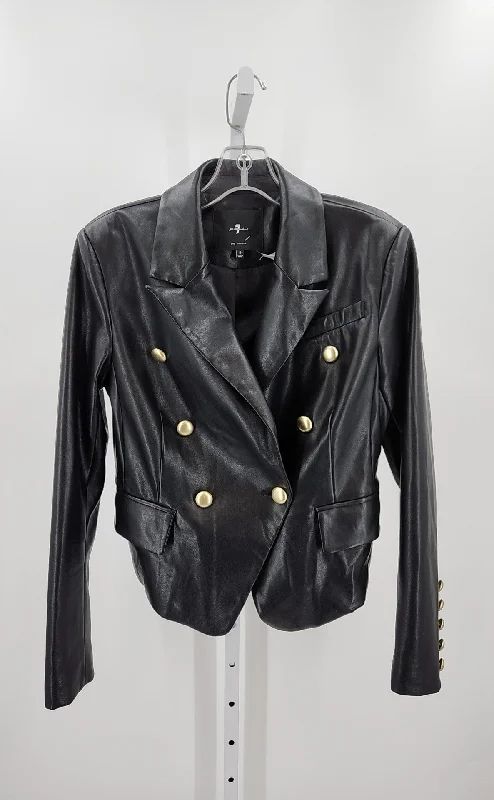 7 For All Mankind Jackets INDOOR (Pre-owned) Nylon Fabric Polyester Fabric Spandex Fabric