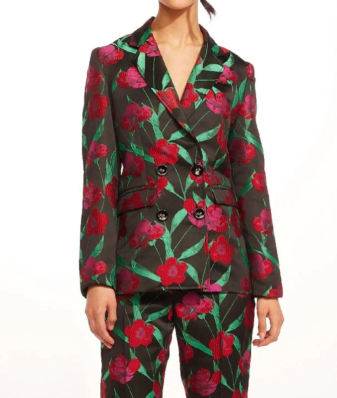 Alexey Jacket In Roses And Thorns Corduroy Jacket Velvet Jacket Brocade Jacket