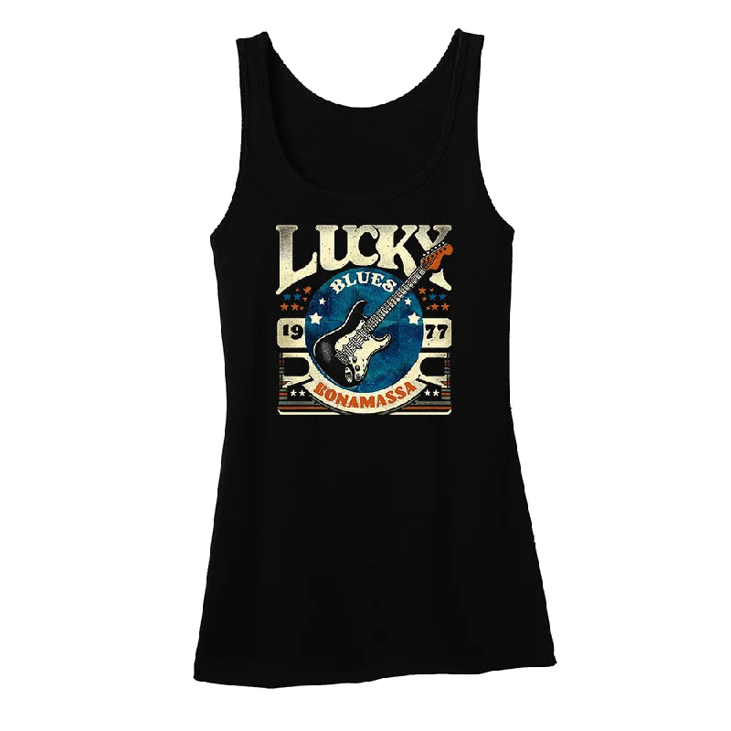 Lucky Blues Strat Tank (Women) lace tank top