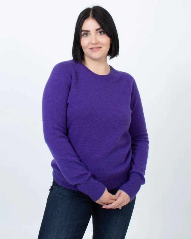 Cashmere Pullover Sweater Long Bell Sleeve