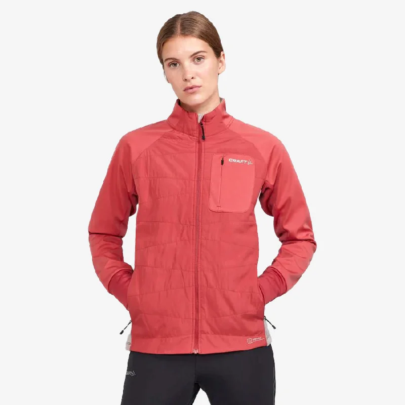 Women's Core Nordic Training Insulate Jacket (Astro/Clay) Hoodie Zip-Up Jacket Button-Up Jacket