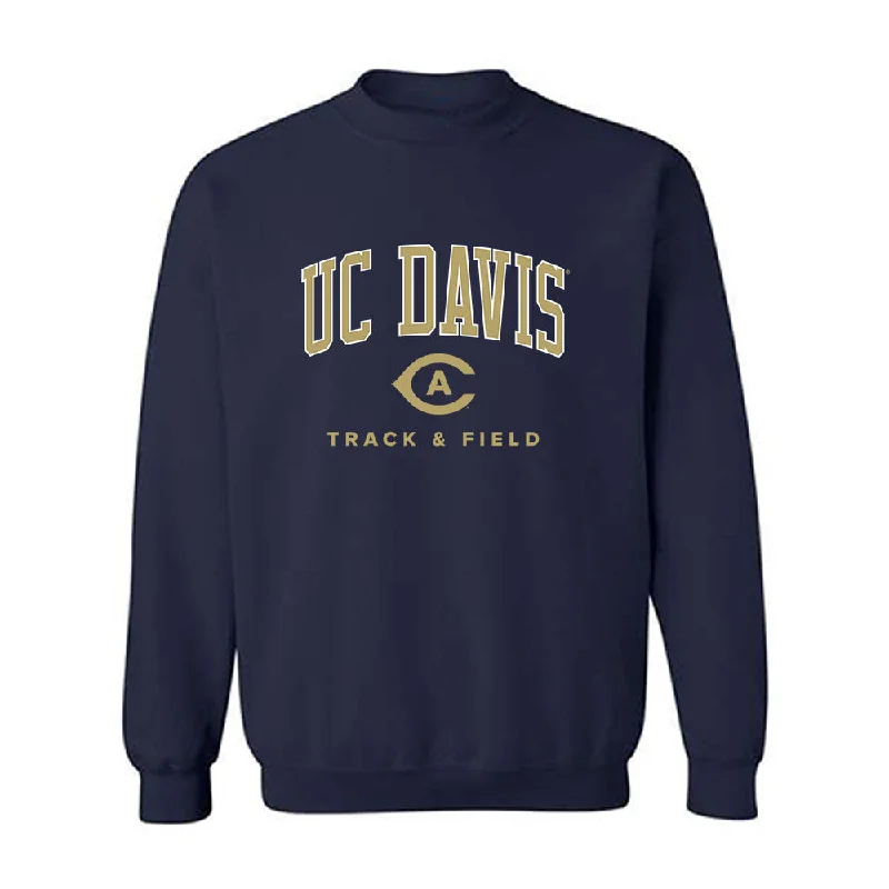 UC Davis - NCAA Women's Track & Field : Chinyere Egbuziem - Classic Fashion Shersey Crewneck Sweatshirt Hoodie with Slim Fit Tailored Modern