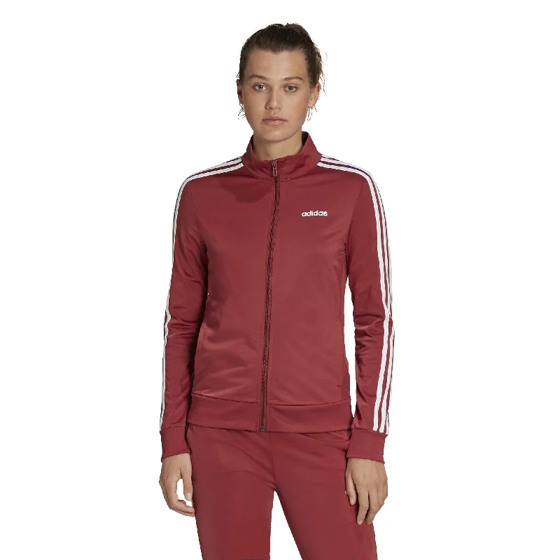 Adidas Women's Tricot Track Jacket X-Small Legacy Red Knit Fabric Woven Fabric Fleece Fabric