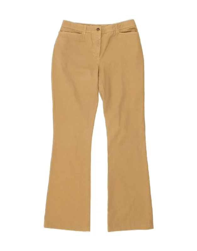 DOLCE & GABBANA Womens Bootcut Casual Trousers W28 L32 Beige Cotton Trousers Mesh Breathable DOLCE & GABBANA Womens Bootcut Casual Trousers W28 L32 Beige Cotton Trousers Mesh Breathable