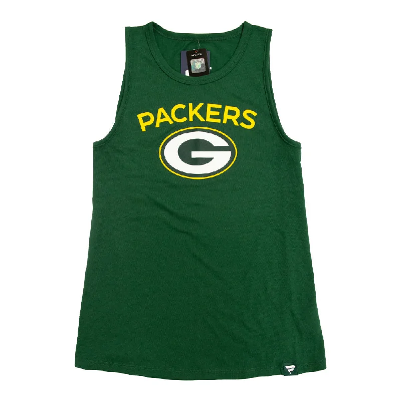 NFL Green Bay Packers Women's Fanatics Dual-Blend Flowy Tank Top spandex blend tank