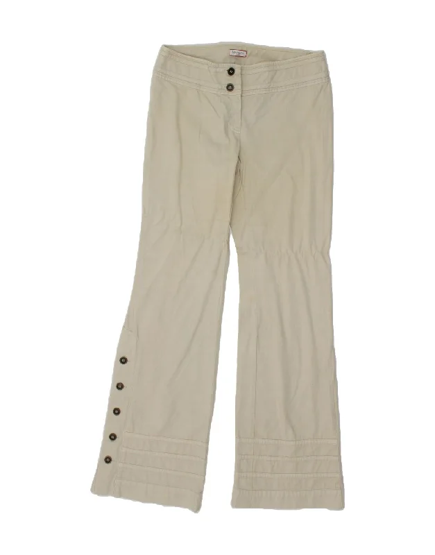 MAX & CO. Womens Bootcut Casual Trousers IT 44 Medium W30 L30 Beige Trousers Elastic Waist Soft MAX & CO. Womens Bootcut Casual Trousers IT 44 Medium W30 L30 Beige Trousers Elastic Waist Soft