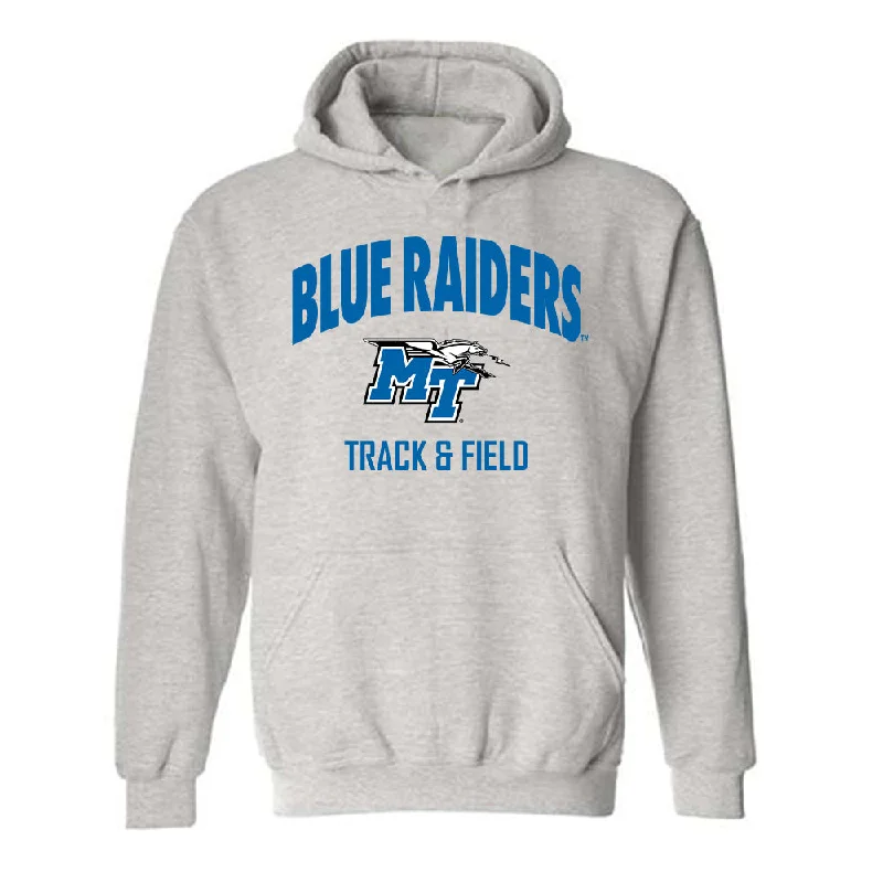 MTSU - NCAA Women's Track & Field : Xarya Udoumana - Classic Shersey Hooded Sweatshirt Hoodie with Hem Elastic Stretchable Comfortable