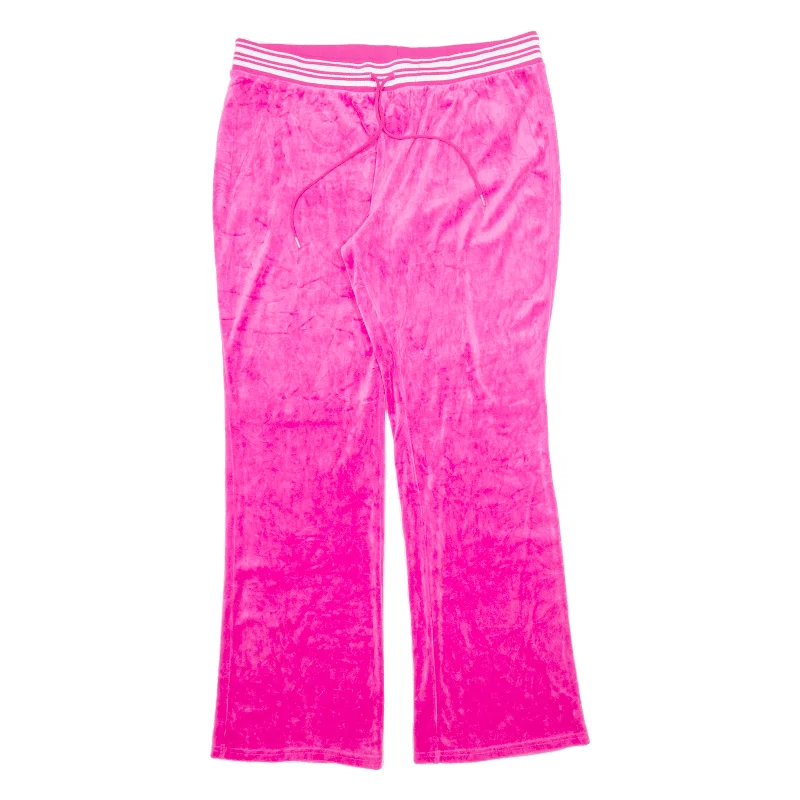 JUICY COUTURE Velvet Trousers Pink Relaxed Bootcut Womens W36 L32 Trousers sophisticated sleek JUICY COUTURE Velvet Trousers Pink Relaxed Bootcut Womens W36 L32 Trousers sophisticated sleek