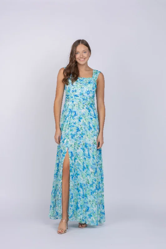 Shoshanna Whitley Dress in Blue Multi