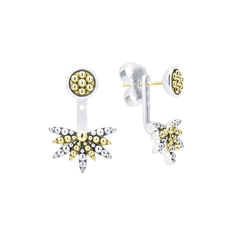 Signature Caviar Two-Tone Stud Earrings with Earring Jacket Jersey Jacket Tulle Jacket Batik Jacket Signature Caviar Two-Tone Stud Earrings with Earring Jacket Jersey Jacket Tulle Jacket Batik Jacket