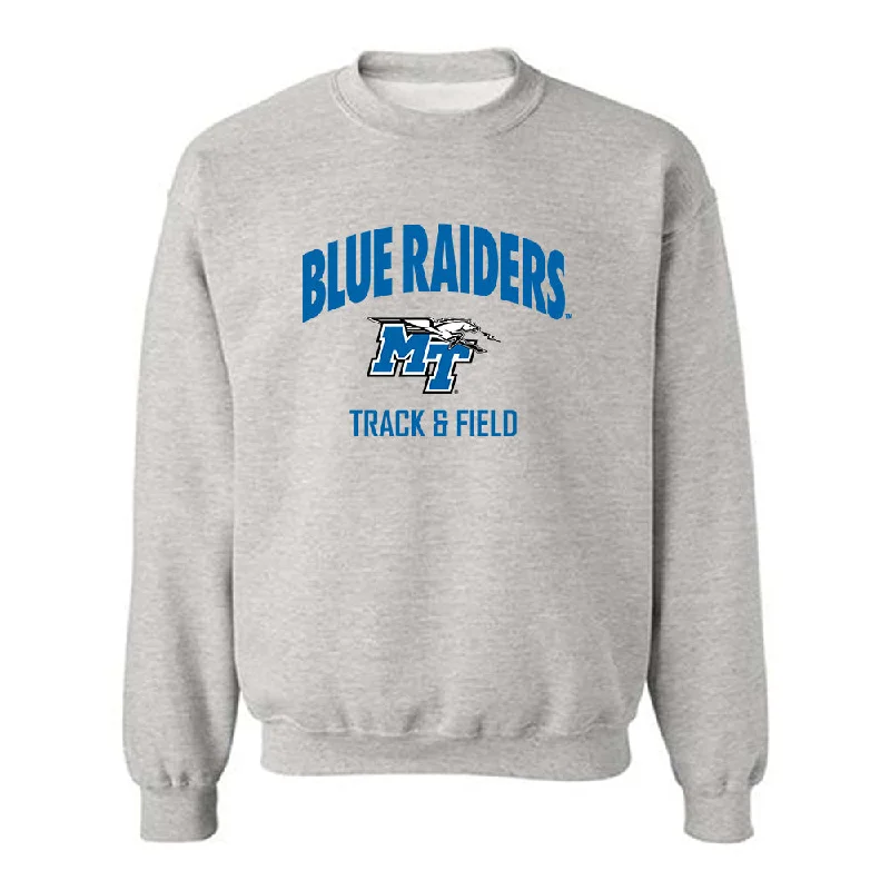 MTSU - NCAA Women's Track & Field : Xarya Udoumana - Classic Shersey Crewneck Sweatshirt Hoodie with Hem Drawcord Adjustable Customizable