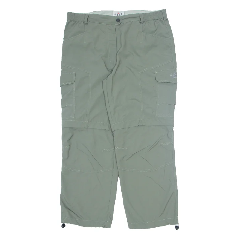 MAUL Outdoor Trousers Green Regular Straight Womens W34 L28 Trousers High Rise Slim Fit MAUL Outdoor Trousers Green Regular Straight Womens W34 L28 Trousers High Rise Slim Fit