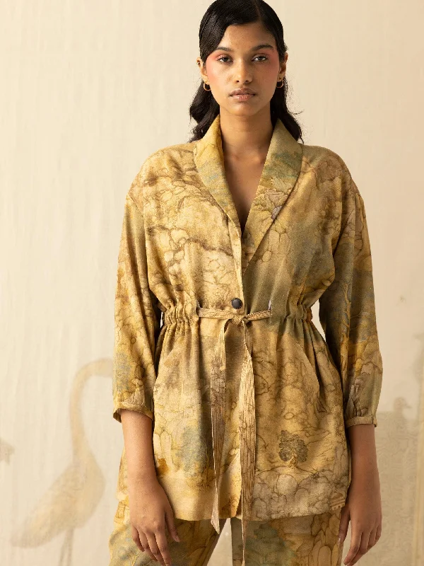Artist Jacket Hooded Jacket Caped Jacket Shawl Collar Jacket