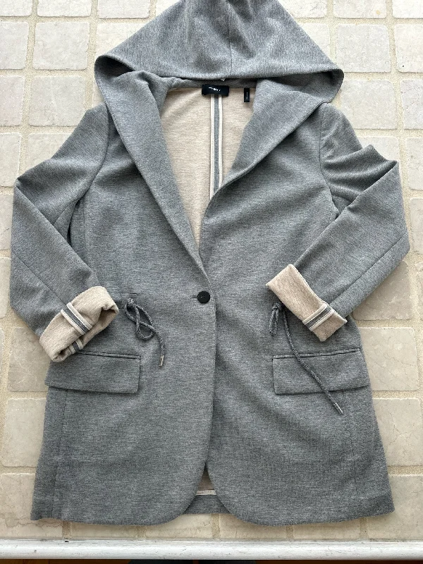 Theory Jackets INDOOR (Pre-owned) Hoodie Zip-Up Jacket Button-Up Jacket