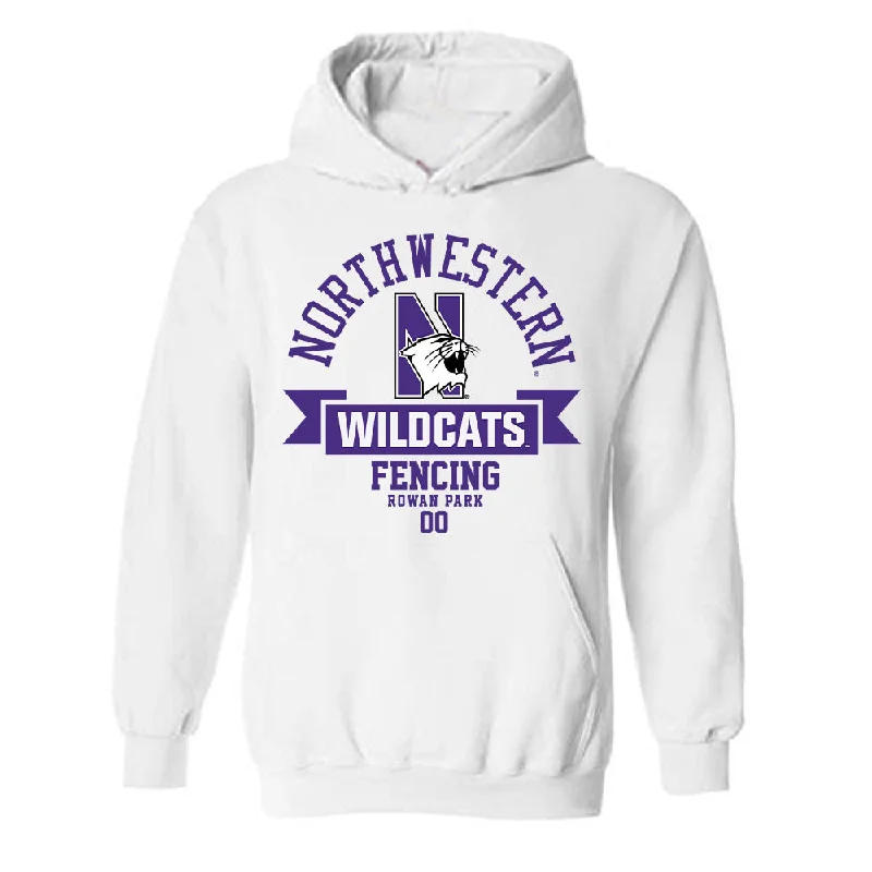Northwestern - NCAA Women's Fencing : Rowan Park - Classic Fashion Shersey Hooded Sweatshirt Hoodie with Tie-Dye Psychedelic Retro Northwestern - NCAA Women's Fencing : Rowan Park - Classic Fashion Shersey Hooded Sweatshirt Hoodie with Tie-Dye Psychedelic Retro