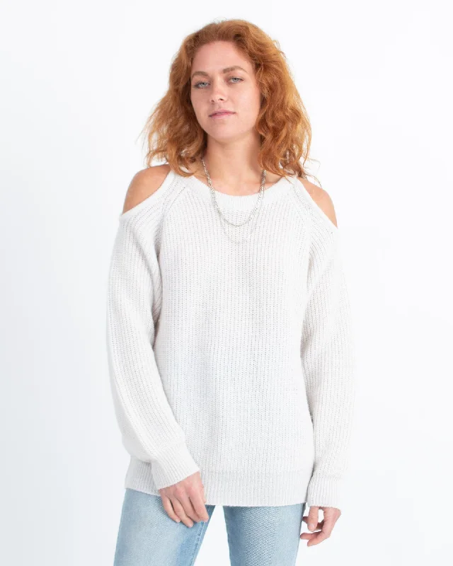 "Lineisy" Pullover Sweater Peter Pan Collar