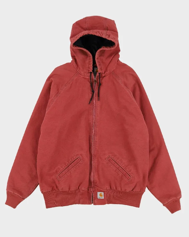 Vintage 90s Carhartt Dark Pink Workwear Chore Jacket - XL V-Neck Jacket Boat Neck Jacket Square Neck Jacket Vintage 90s Carhartt Dark Pink Workwear Chore Jacket - XL V-Neck Jacket Boat Neck Jacket Square Neck Jacket