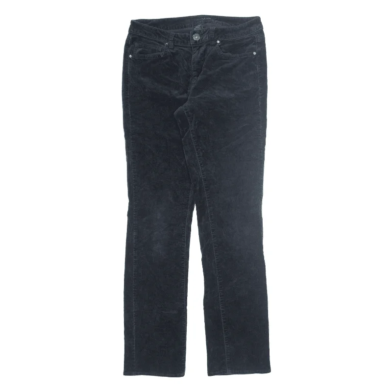 CALVIN KLEIN Corduroy Trousers Black Slim Tapered Womens W28 L32 Trousers fashionable chic CALVIN KLEIN Corduroy Trousers Black Slim Tapered Womens W28 L32 Trousers fashionable chic