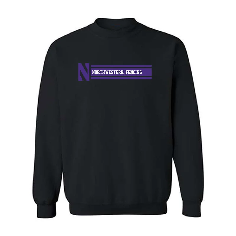 Northwestern - NCAA Women's Fencing : Rowan Park - Classic Shersey Crewneck Sweatshirt Hoodie with Emblem Brand Identity Northwestern - NCAA Women's Fencing : Rowan Park - Classic Shersey Crewneck Sweatshirt Hoodie with Emblem Brand Identity