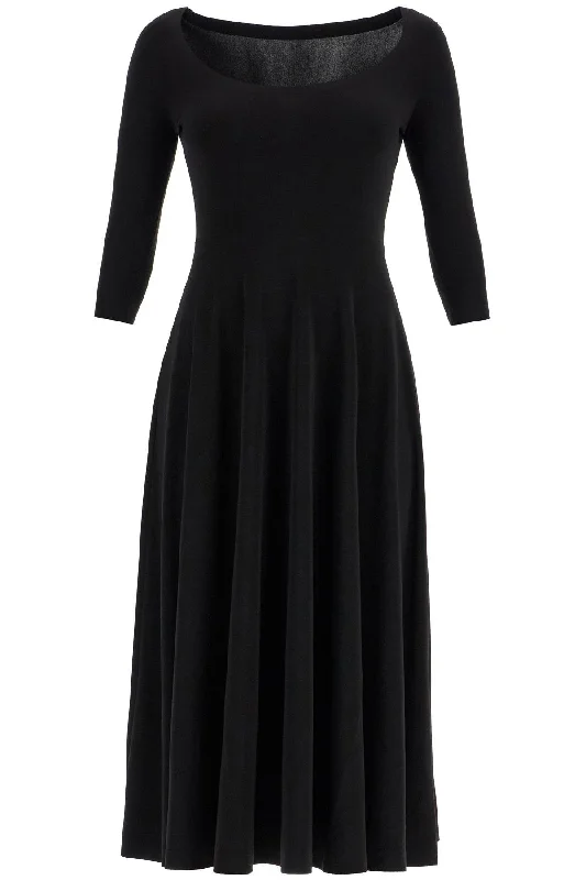 Norma Kamali Women's Reversible V-Neck Dress