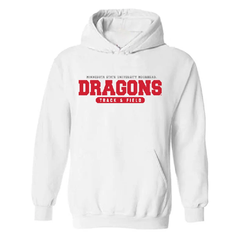 MSUM - NCAA Women's Track & Field : Victory Godah - Hooded Sweatshirt Hoodie with Batwing Sleeves Loose Dramatic