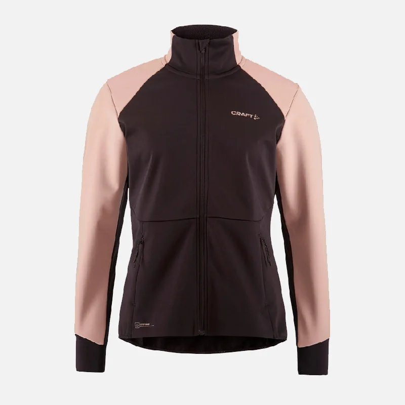 Women's Core Nordic Training Jacket (Dark Plum/Charm) Satin Jacket Silk Jacket Chiffon Jacket