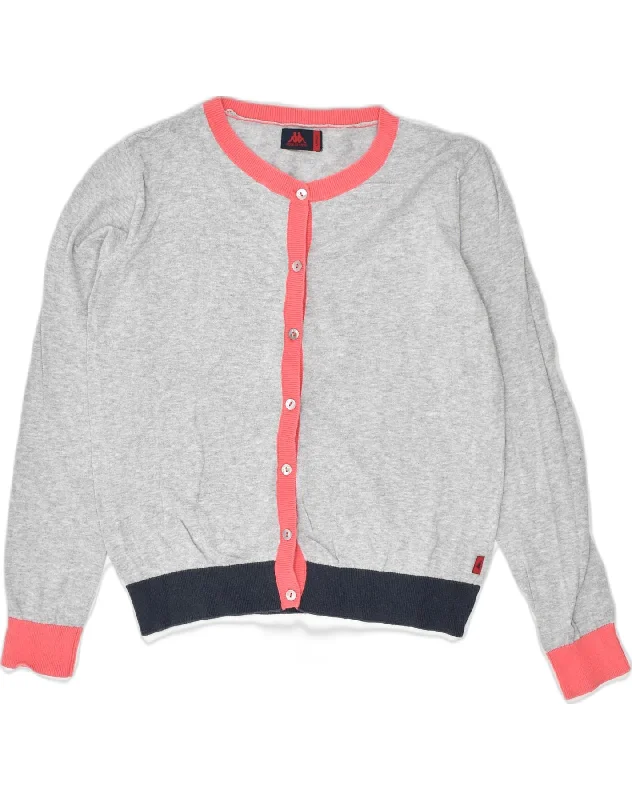 KAPPA Womens Cardigan Sweater UK 16 Large Grey Button Cardigan Zip Cardigan Pullover Cardigan KAPPA Womens Cardigan Sweater UK 16 Large Grey Button Cardigan Zip Cardigan Pullover Cardigan