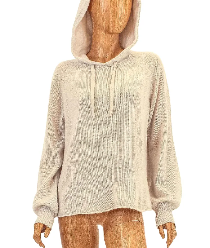 Cashmere Pullover Hoodie Sweater Lapel Neck Sweater