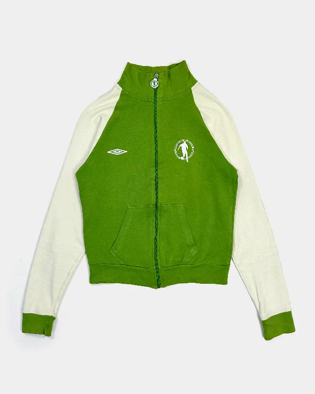 Dirk Bikkembergs X Umbro Zipped Track Jacket 2000's Nylon Fabric Polyester Fabric Spandex Fabric
