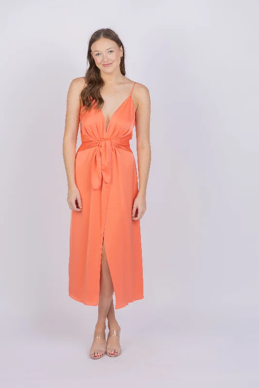 Ramy Brook Nicki Dress in Guava