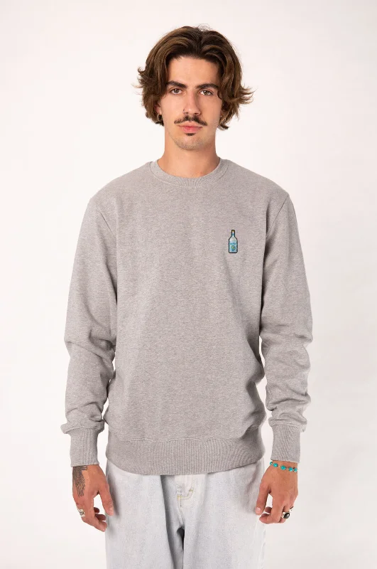 GIN SUL | Bestickter Bio-Baumwoll Unisex Pullover High Neck Pullover