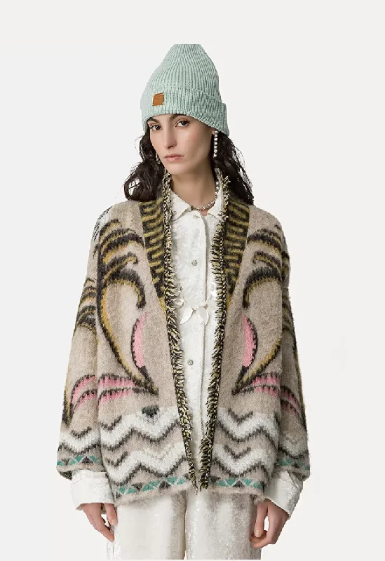 The Sacred Forest Cardigan Faux Fur Fabric Real Fur Fabric Shearling Fabric