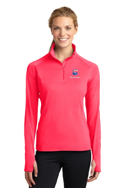 Sport-Wick Stretch 1/2-Zip Pullover - Cheerleader Edition Slim Sleeve Pullover