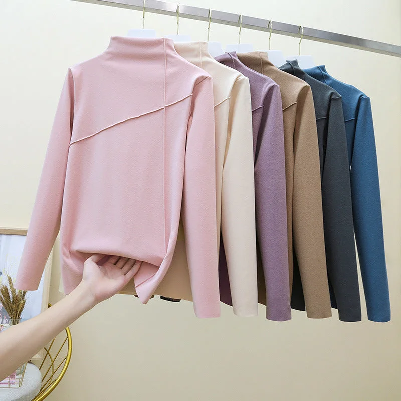 Neck Women Clothes Pullover Knitted Sweater Women Clothes For Winter Plus Size 2023 Sweaters Bottom Shirt Women's Sweaters Kimono Neck Pullover