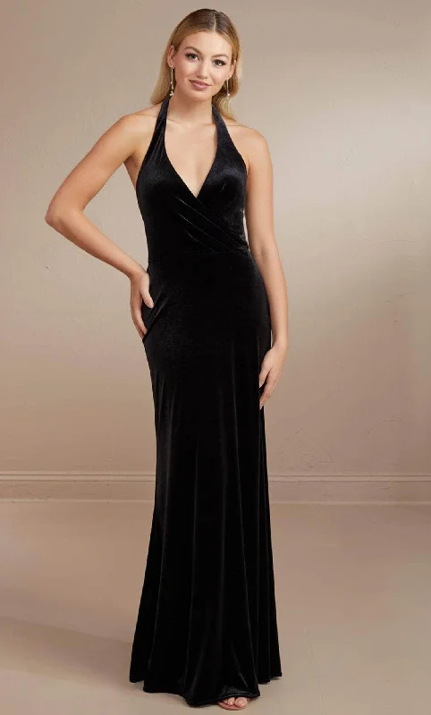 Christina Wu Celebration 22174 - Halter Sleeveless Evening Dress Tunics Print Colorful Christina Wu Celebration 22174 - Halter Sleeveless Evening Dress Tunics Print Colorful