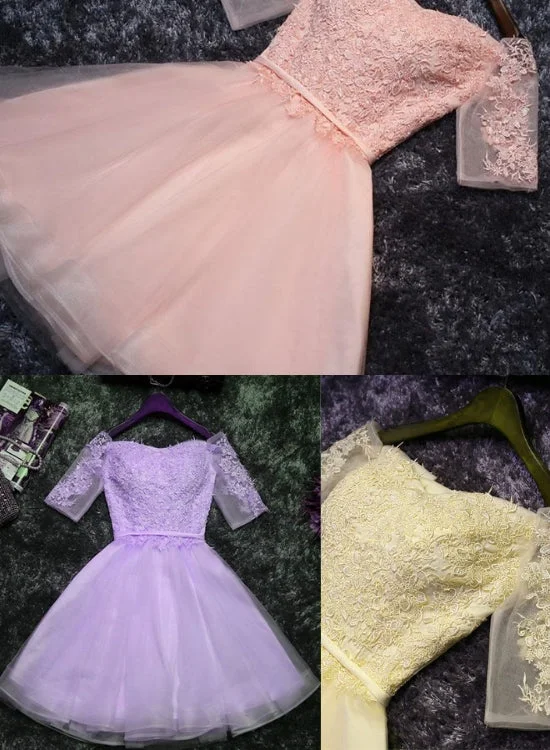 Cute Sweetheart Tulle Short Homecoming Dress, Party Dress Tunics Brand named