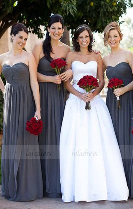 elegant sweetheart chiffon bridesmaid dress,simple chiffon wedding party dress Tunics Formal black elegant sweetheart chiffon bridesmaid dress,simple chiffon wedding party dress Tunics Formal black