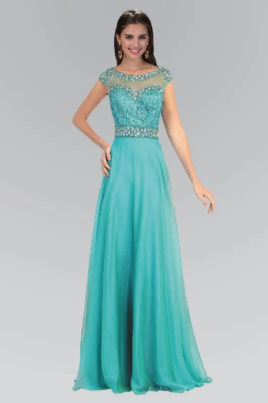 Elizabeth K GL2002- Floral Appliqued A-line Evening Dress sweetheart Neckline Romantic Elizabeth K GL2002- Floral Appliqued A-line Evening Dress sweetheart Neckline Romantic