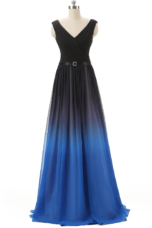 Fading Color Prom Dress, Bridesmaid Dresses, Graduation School Party Dress, Winter Formal Dress Tunics Leisure comfortable Fading Color Prom Dress, Bridesmaid Dresses, Graduation School Party Dress, Winter Formal Dress Tunics Leisure comfortable