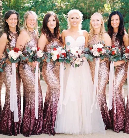 gradient sequin bridesmaid dresses long 2020 mermaid sparkle elegant wedding party dresses Tunics Cozy comfortable gradient sequin bridesmaid dresses long 2020 mermaid sparkle elegant wedding party dresses Tunics Cozy comfortable