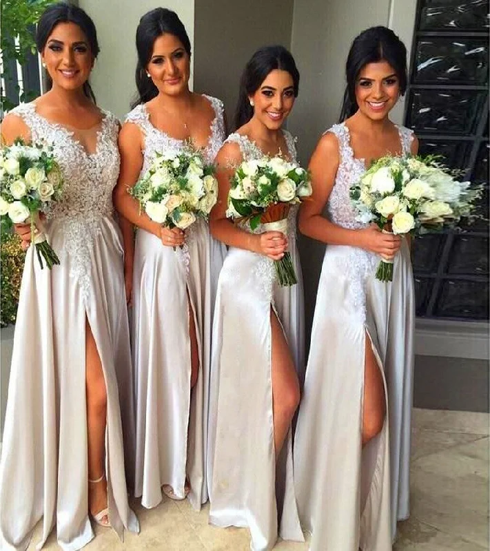 ivory bridesmaid dresses long satin lace appliqué cheap wedding party dress 2020 vested de festa Off-the-shoulder Bohemian Festive ivory bridesmaid dresses long satin lace appliqué cheap wedding party dress 2020 vested de festa Off-the-shoulder Bohemian Festive