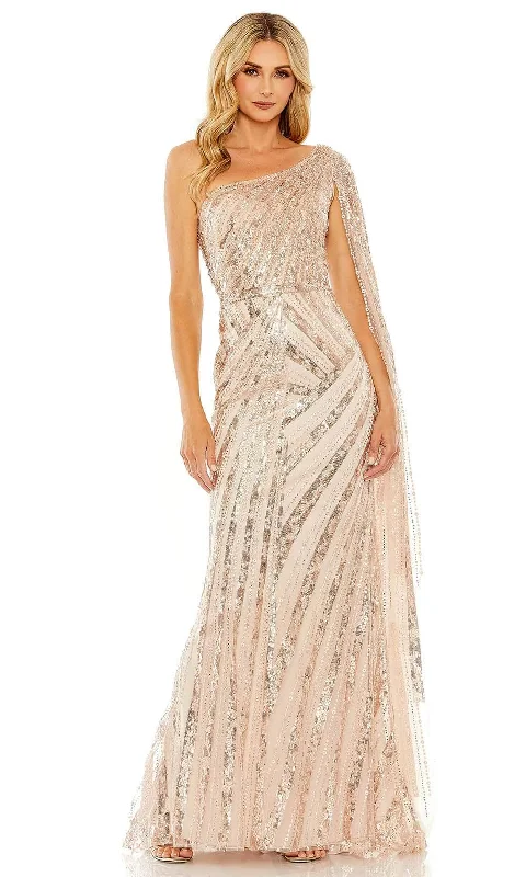 Mac Duggal 20528 - Bead Embellished Asymmetric Evening Dress Tunics Chic fashionable Mac Duggal 20528 - Bead Embellished Asymmetric Evening Dress Tunics Chic fashionable