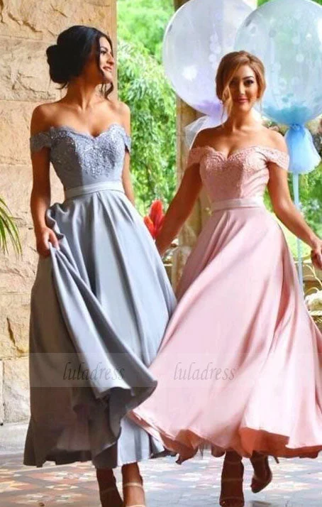 Off Shoulder Sexy Bridesmaid Dress,Beautiful Custom bridesmaid dress, Wedding Party Dresses Tunics Bridal satin Off Shoulder Sexy Bridesmaid Dress,Beautiful Custom bridesmaid dress, Wedding Party Dresses Tunics Bridal satin