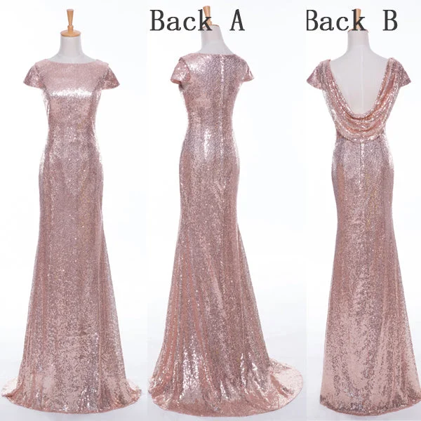 rose gold bridesmaid dresses long mermaid cap sleeve sparkle cheap wedding party dress 2020 Tunics Solid Classic rose gold bridesmaid dresses long mermaid cap sleeve sparkle cheap wedding party dress 2020 Tunics Solid Classic
