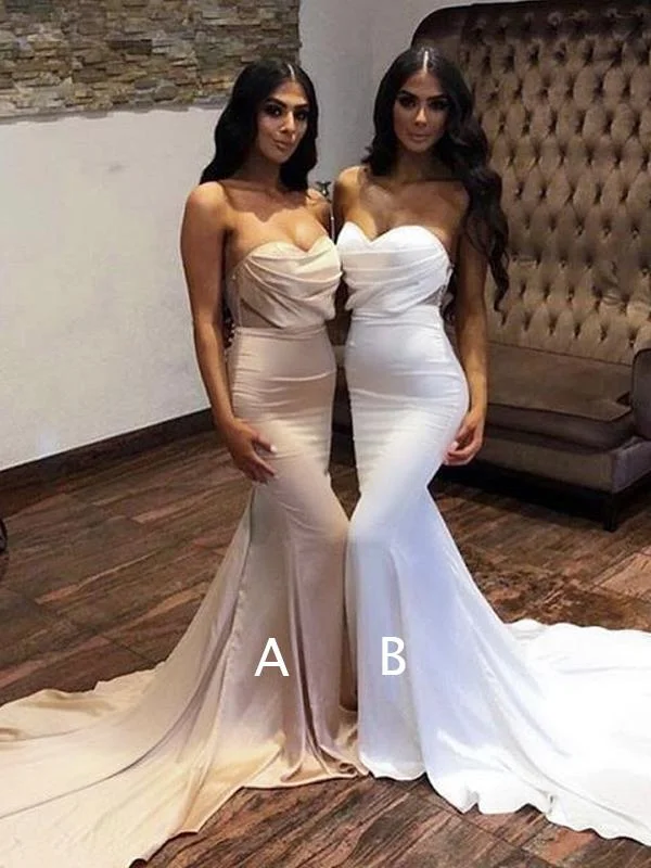 Sweetheart Long Mermaid Wedding Party Dresses, Bridesmaid Dresses Tunics Print Colorful Sweetheart Long Mermaid Wedding Party Dresses, Bridesmaid Dresses Tunics Print Colorful